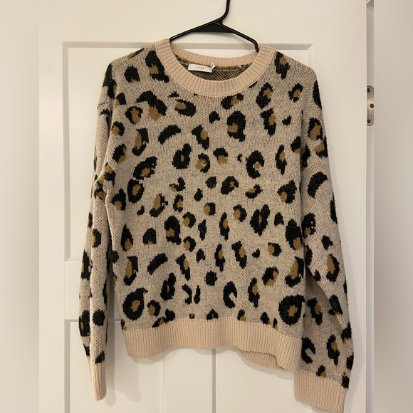 Cheetah print oversized sweater - Picture 1 of 2
